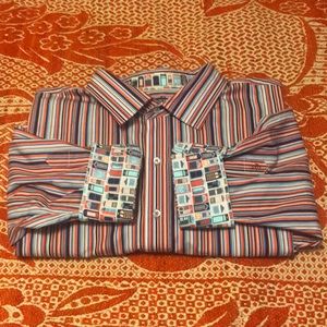 Robert Graham Men’s Long Sleeve Dress Shirt (3XL)